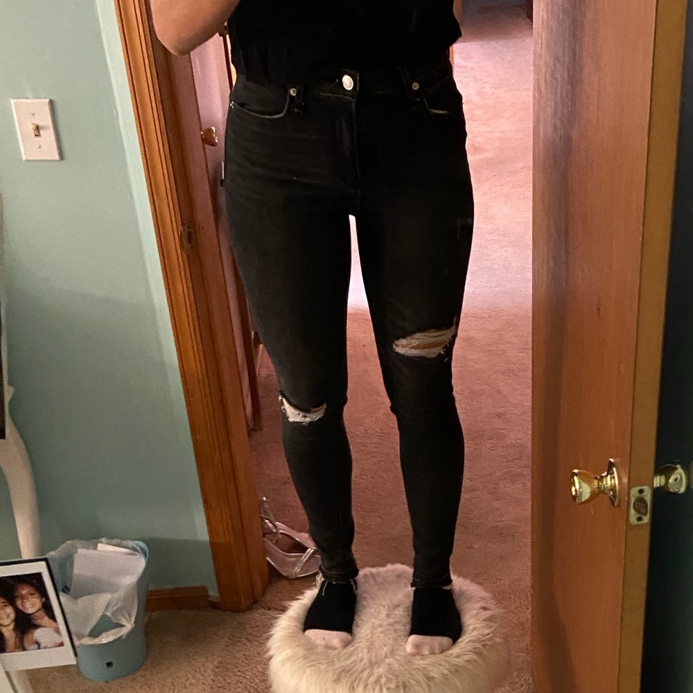 Abercrombie and Fitch black jeans